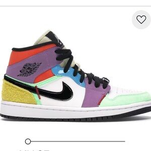 Nike Jordan 1 Mid SE Colorful Women's Sneakers